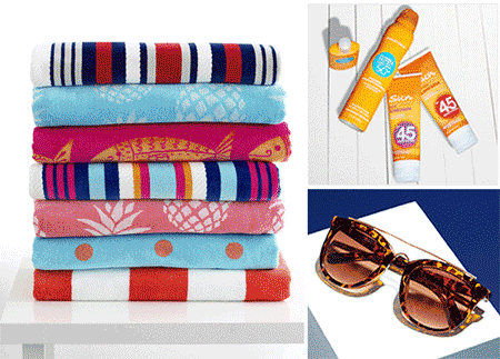 Claire, are these in your beach bag?